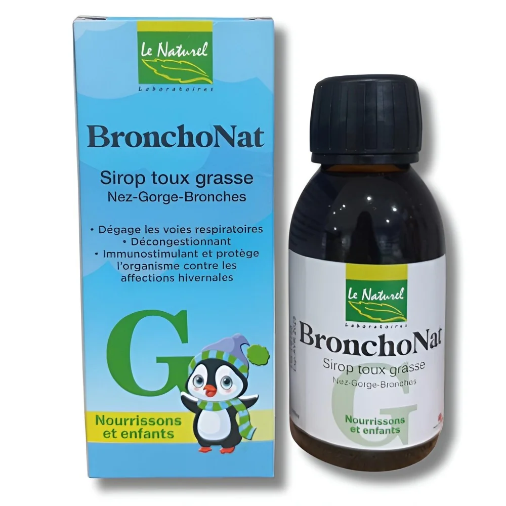 BRONCHONAT G - SIROP ENFANT TOUX GRAS 100 ML