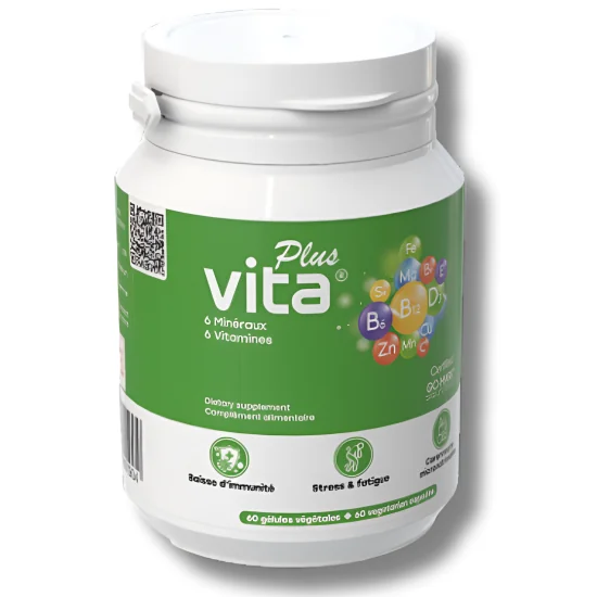 VITA PLUS 12 VITAMINES 60 GÉLULES