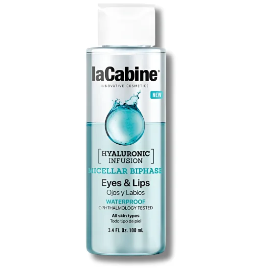 LA CABINE EAU MICELLAIRE 3 EN 1 HYALURONIC INFUSION TOUS TYPES DE PEAUX 400 ML