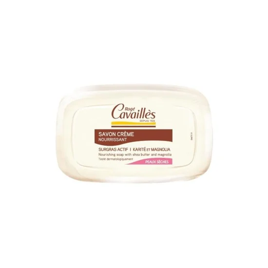 ROGE CAVAILLES Savon Crème Karité & Magnolia 115Gr pour Beauté