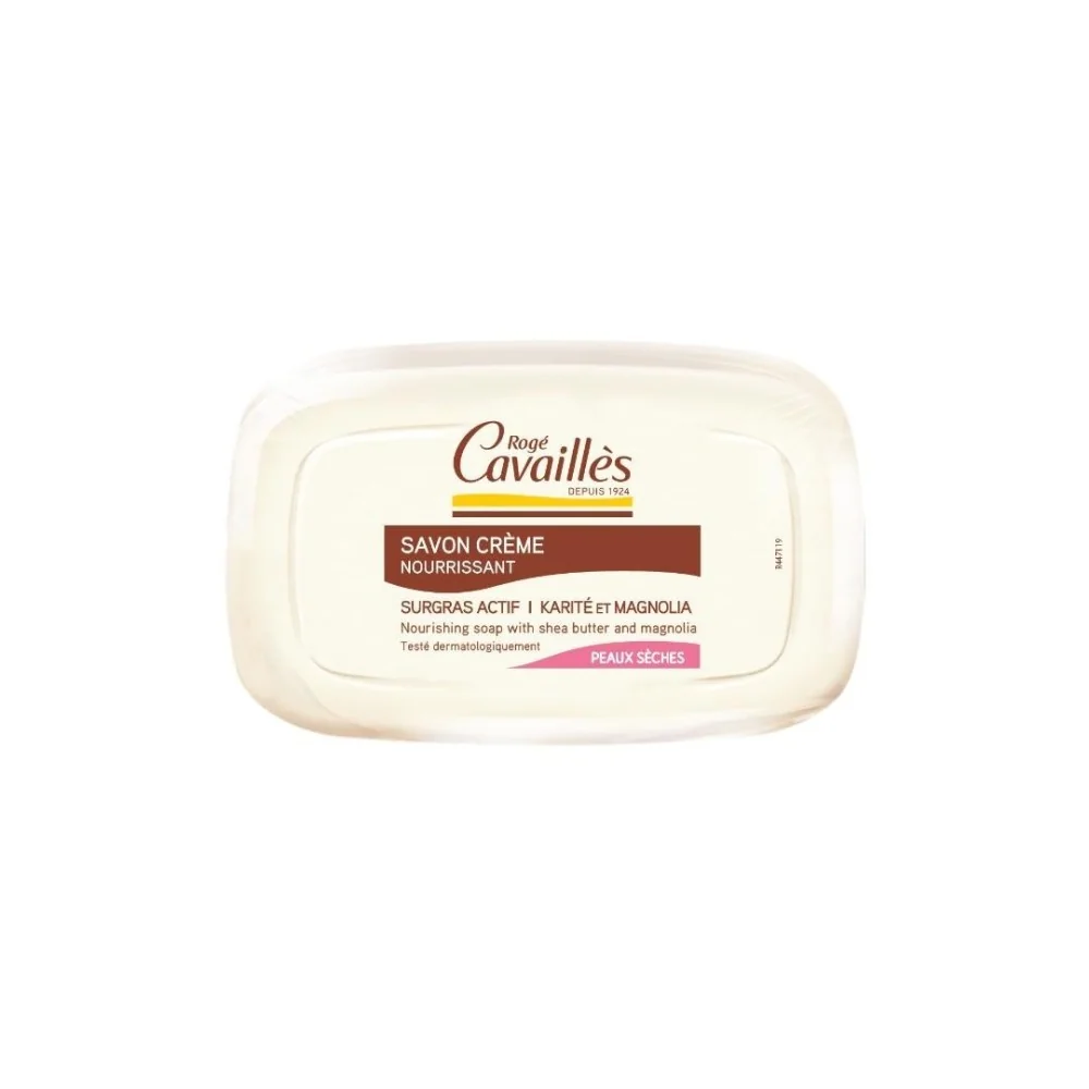 ROGE CAVAILLES Savon Crème Karité & Magnolia 115Gr pour Beauté