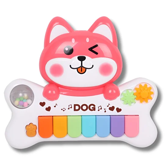 PIANO MUSICAL ANIMAUX MOTIF CHIEN