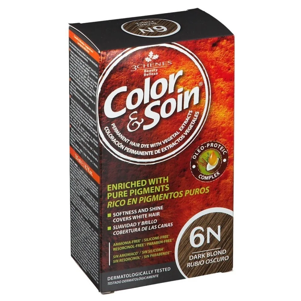 color soin blond fonce 6n coloration permanente pour Beauté