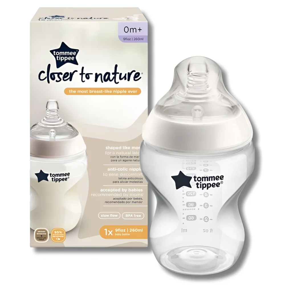TOMMEE TIPPEE - CLOSER TO NATURE BIBERON BLANC 0M+ 260ML