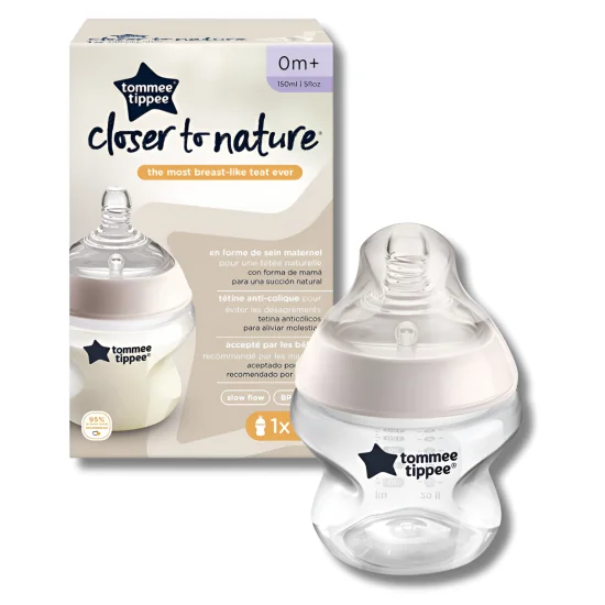 TOMMEE TIPPEE - CLOSER TO NATURE BIBERON BLANC +0MOIS 150ML