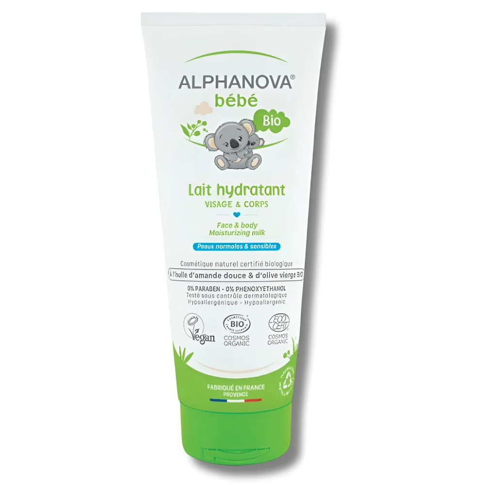 ALPHANOVA BEBE BIO - LAIT HYDRATANT VISAGE & CORPS 200ML