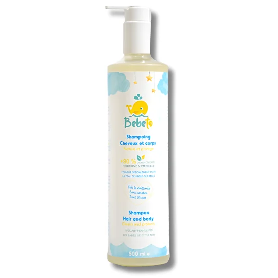 BEBETO - SHAMPOOING CHEVEUX ET CORPS 500ML