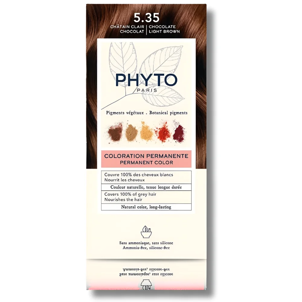 PHYTO PHYTOCOLOR - TEINTURE CHÂTAIN CLAIR CHOCOLAT 5.35