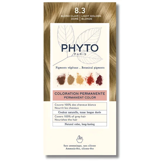 PHYTO PHYTOCOLOR - COLORATION BLOND CLAIR DORE 8.3