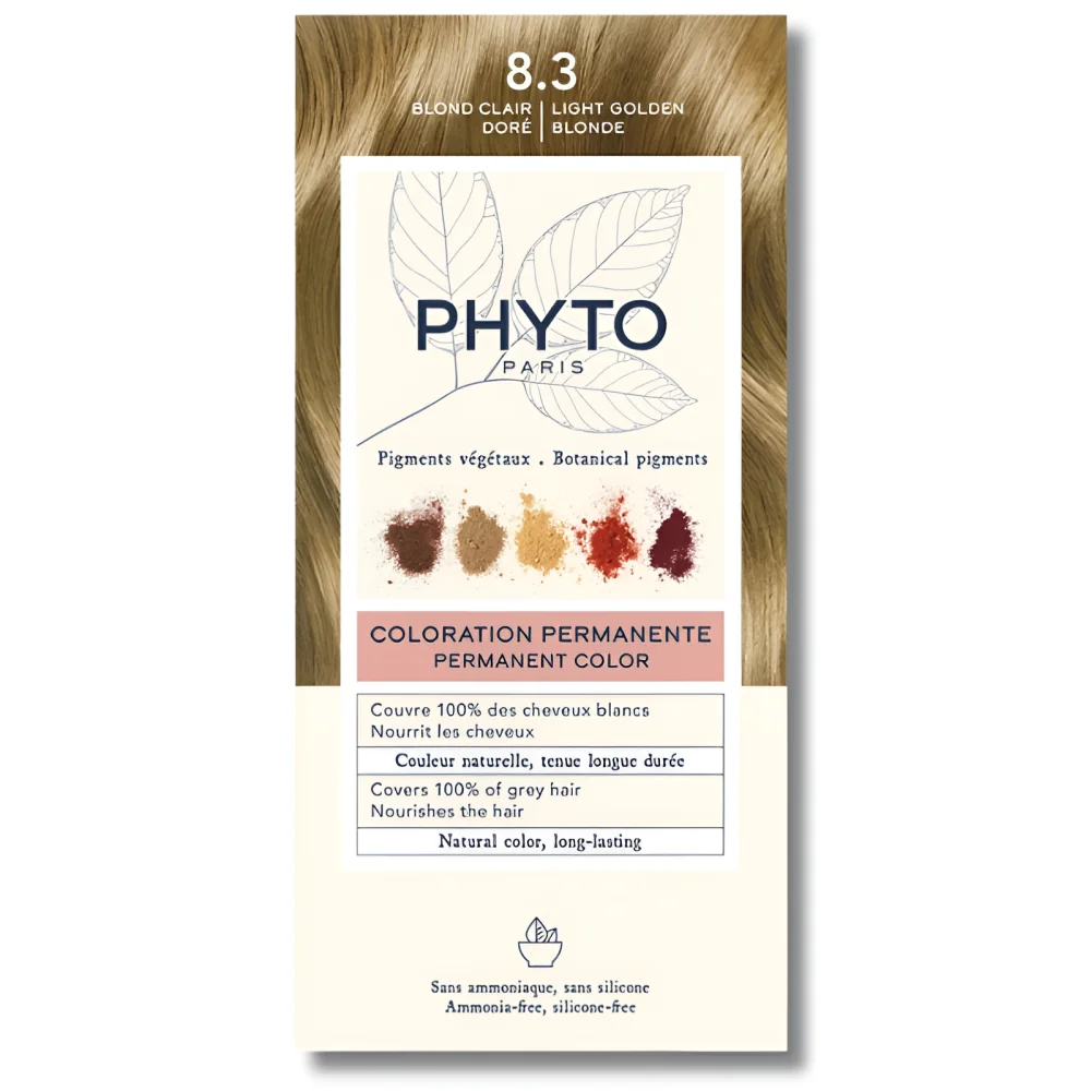 PHYTO PHYTOCOLOR - COLORATION BLOND CLAIR DORE 8.3