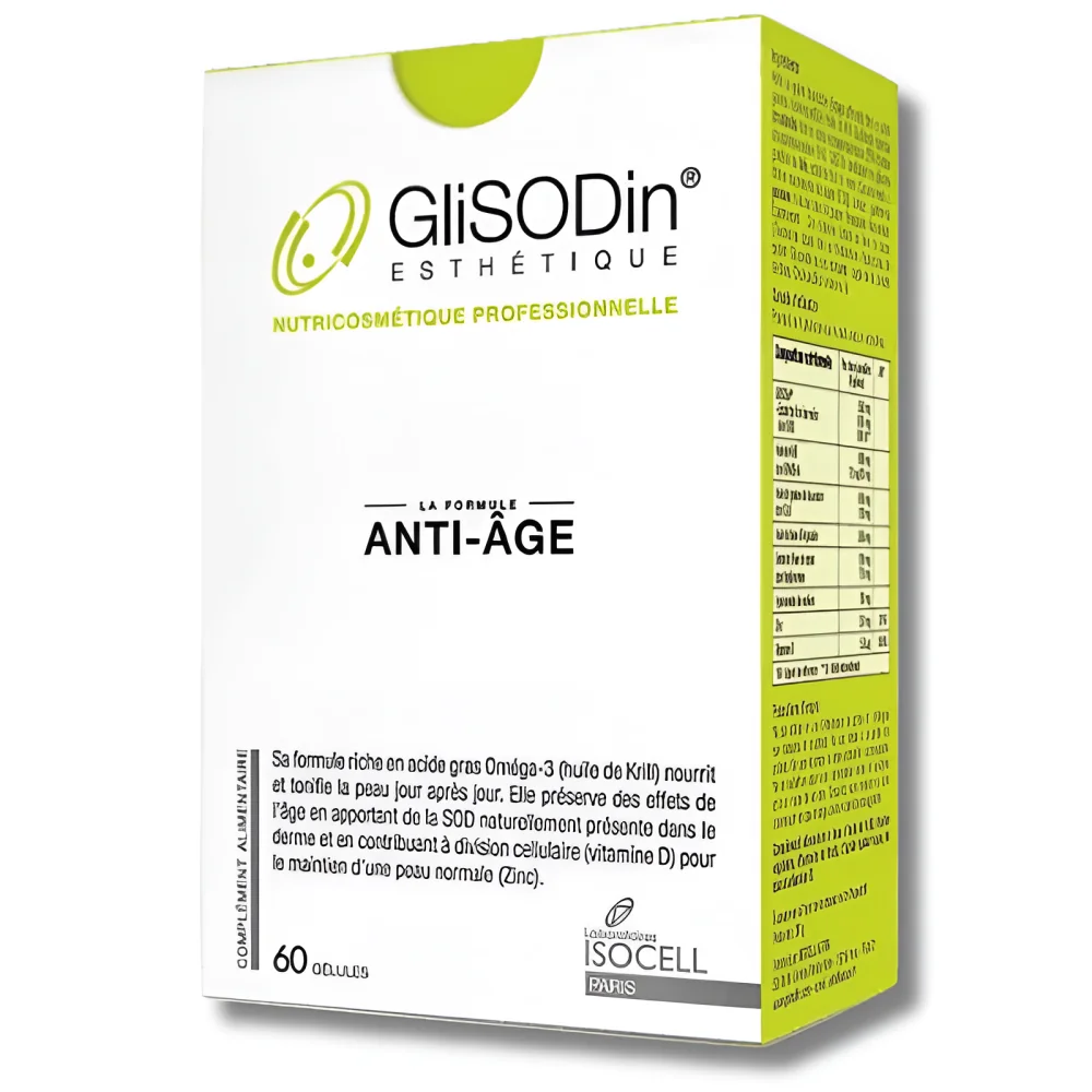 GLISODIN - COMPLEMENT ALIMENTAIRE ANTI AGE 60 GELULES