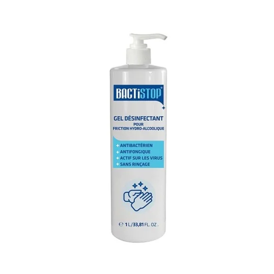 Bactistop gel Désinfectant 1L pour Femmes