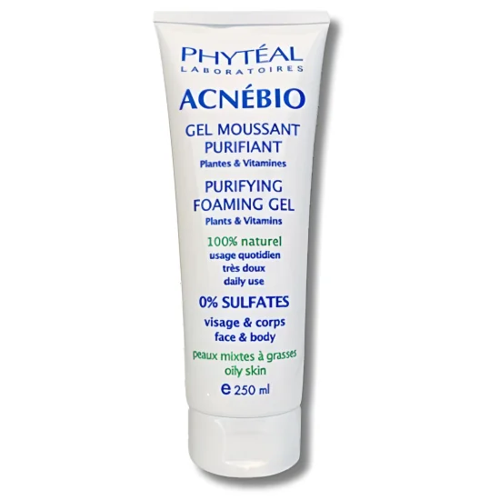 PHYTEAL ACNEBIO - GEL MOUSSANT 250ML pour Beauté