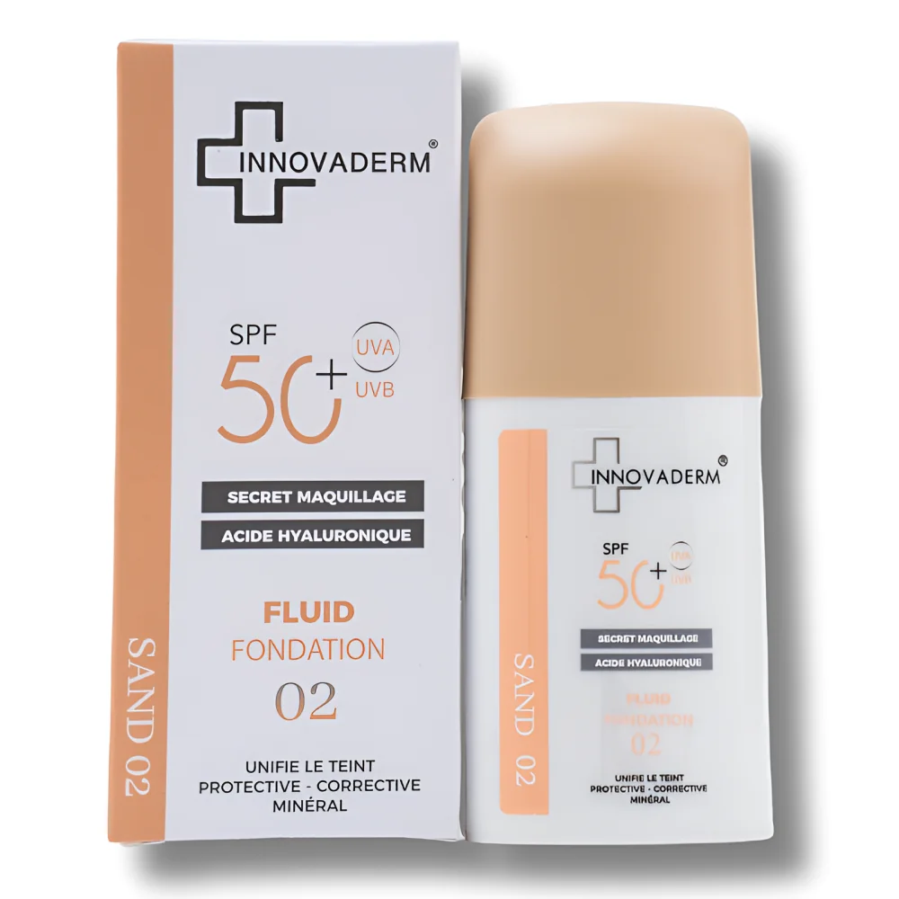 INNOVADERM Fond de Teint Minéral Sand SPF50+ pour Nos Promotions