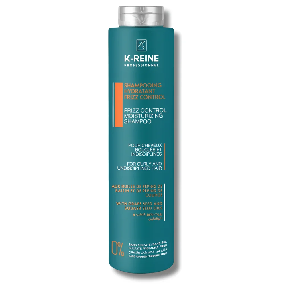 K-REINE - SHAMPOOING HYDRATANT ANTI FRIZZ ANTI STATIQUE 500ML