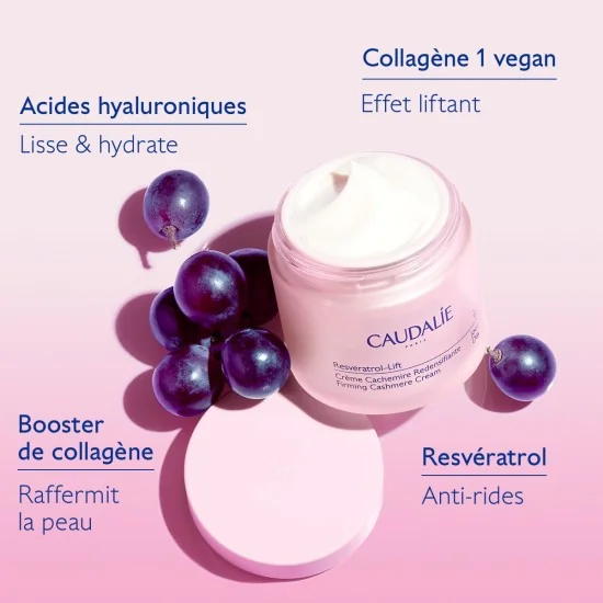 CAUDALIE RESVERATROL LIFT - CREME CACHEMIRE REDENSIFIANTE RECHARGE 50ML
