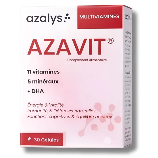 AZALYS - AZAVIT MULTIVITAMINES 30 GELULES