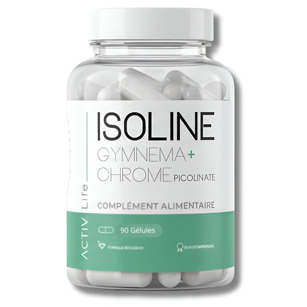 ACTIV LIFE - ISOLINE GYMNEMA + CHROME PICOLINATE 90 GELULES