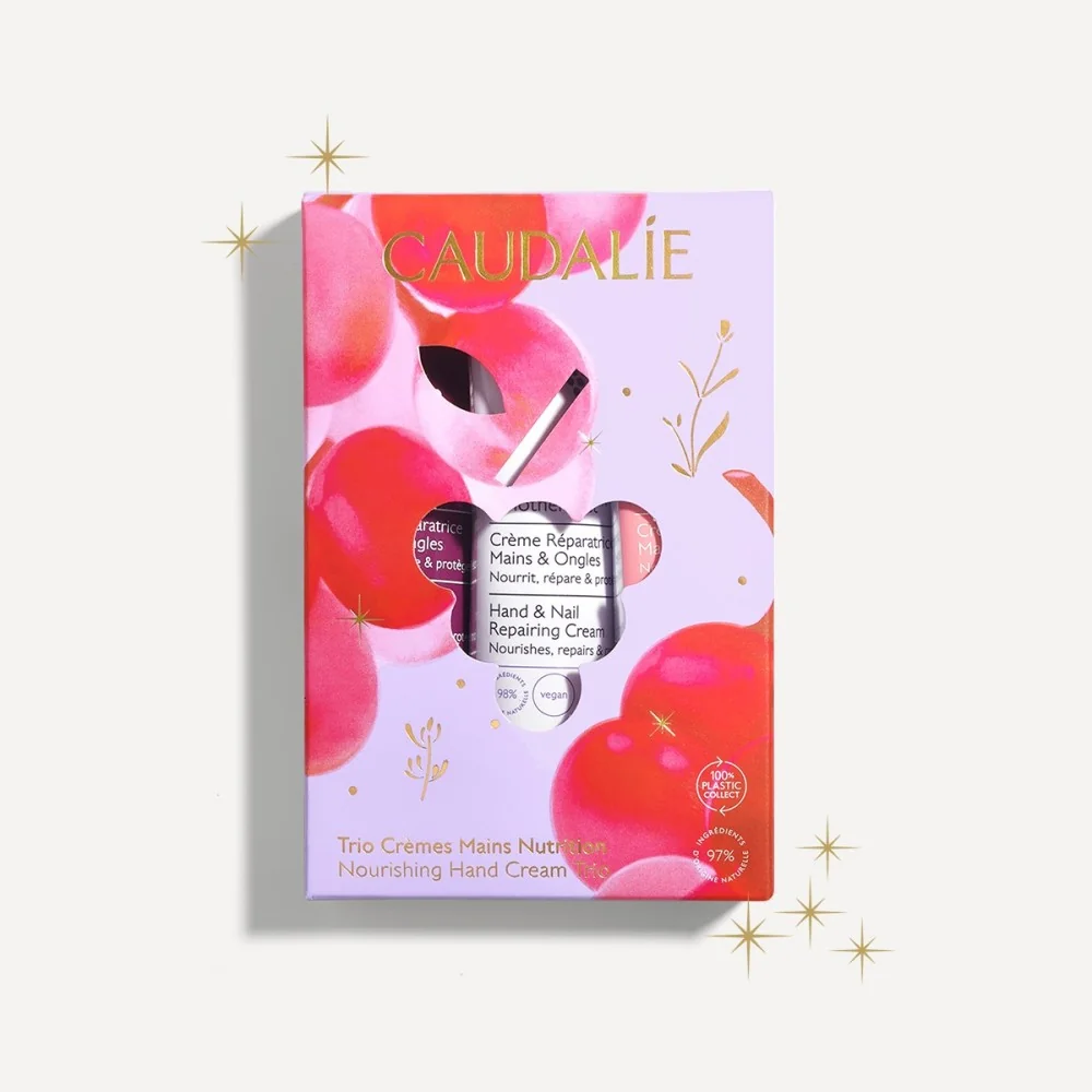 CAUDALIE - TRIO CREMES MAINS NUTRITION
