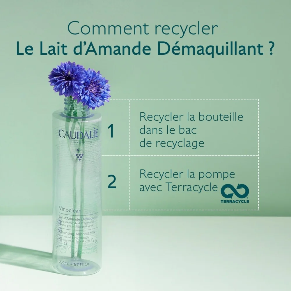 CAUDALIE VINOCLEAN - LAIT D’AMANDE DEMAQUILLANT 200ML