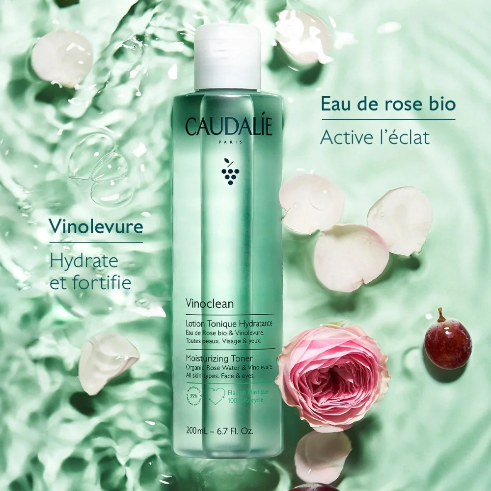 CAUDALIE VINOCLEAN - LOTION TONIQUE HYDRATANTE 200ML