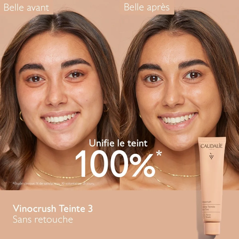 CAUDALIE VINOCRUSH - CC CREME TEINTE 3 30ML