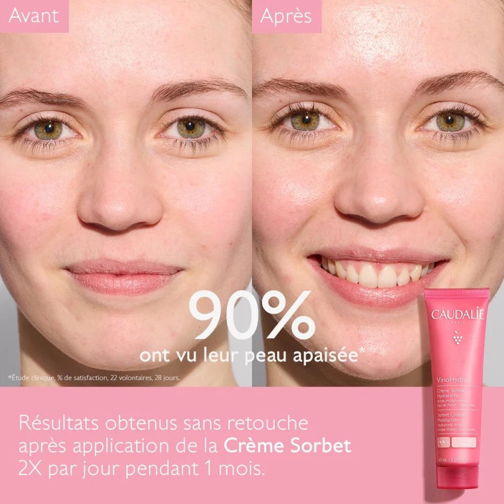 CAUDALIE VINOHYDRA - CREME SORBET HYDRATANTE 60ML