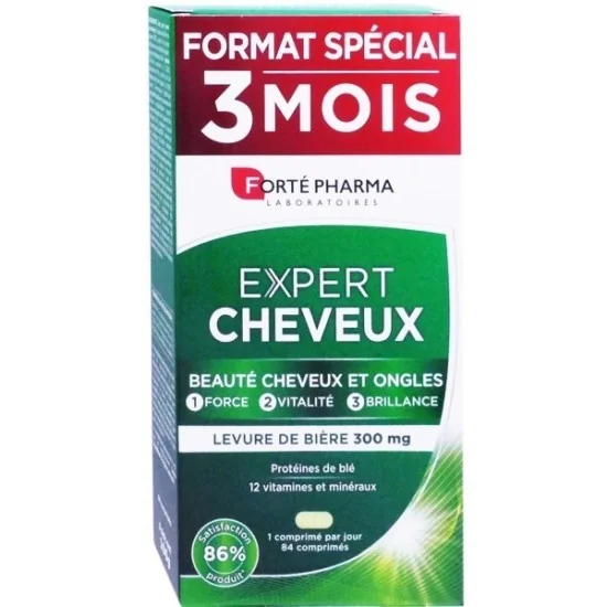 FORTÉ PHARMA EXPERT CHEVEUX PROGRAMME DE 3 MOIS 84 CP pour Beauté
