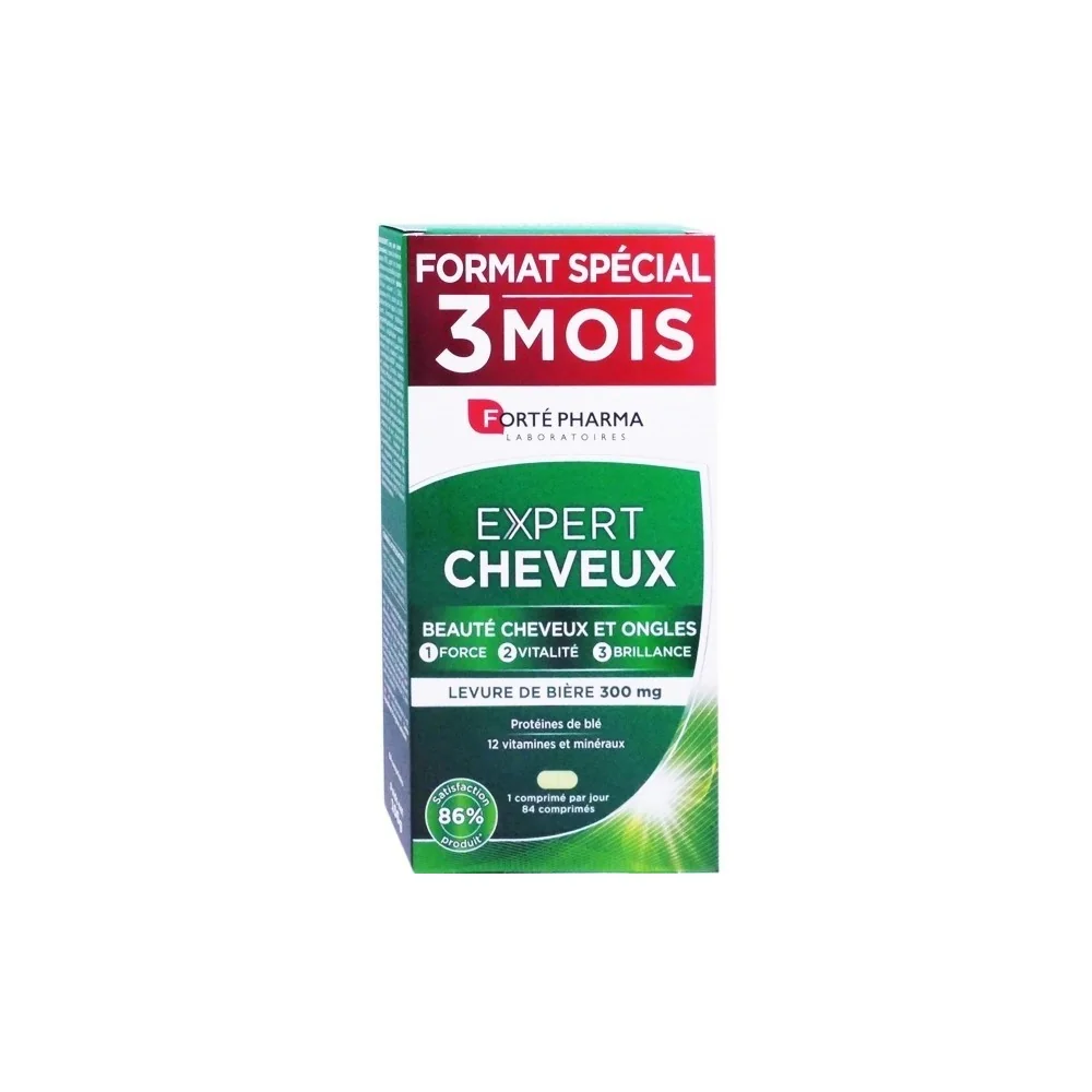 FORTÉ PHARMA EXPERT CHEVEUX PROGRAMME DE 3 MOIS 84 CP pour Beauté