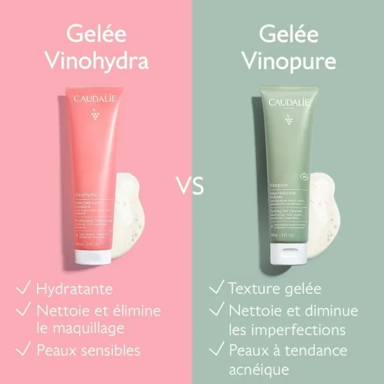 CAUDALIE VINOHYDRA - GELEE NETTOYANTE HYDRATANTE 150ML