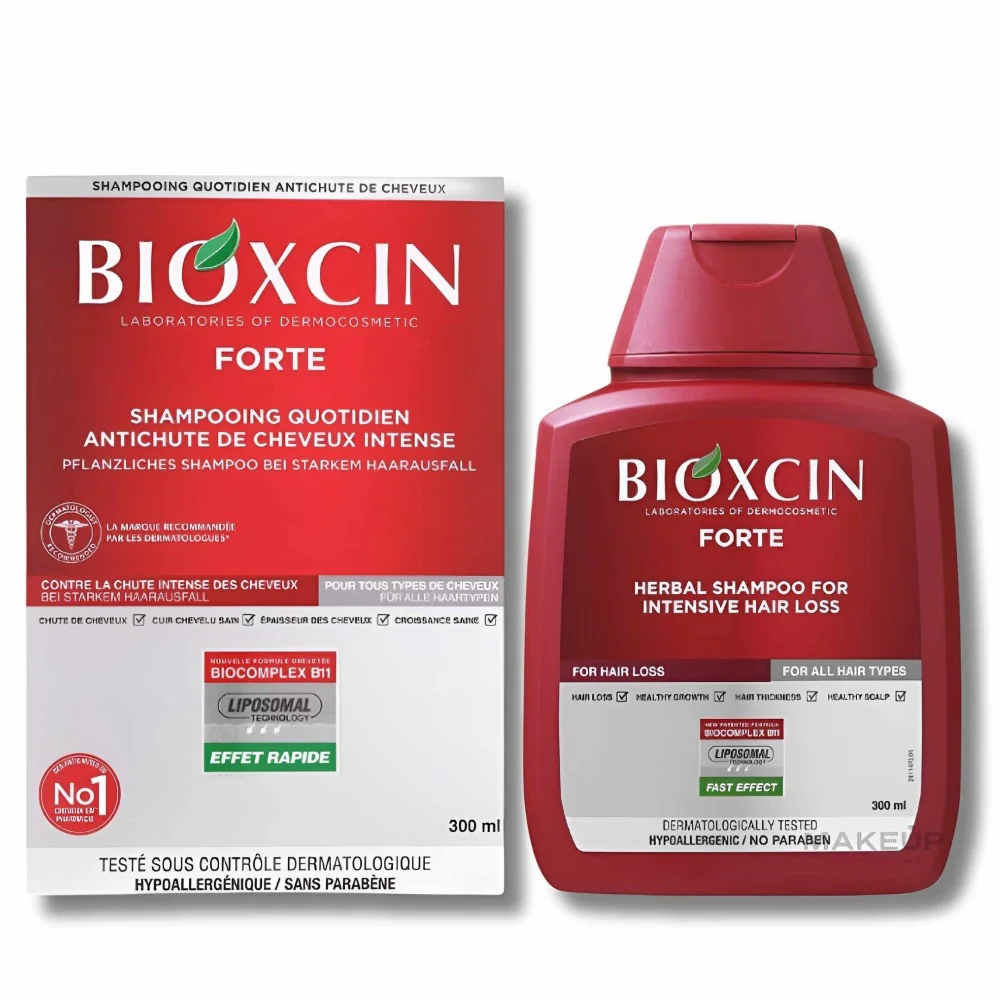 BIOXCIN - SHAMPOOING ANTI CHUTE FORTE TOUS TYPES DE CHEVEUX 300ML p...