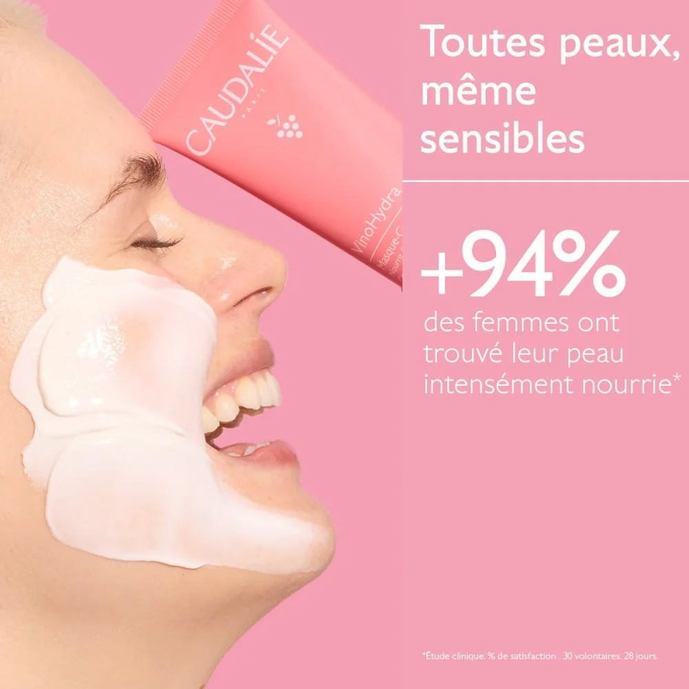 CAUDALIE VINOHYDRA - MASQUE CREME HYDRATANT A LA CENTELLA ASIATICA 75ML