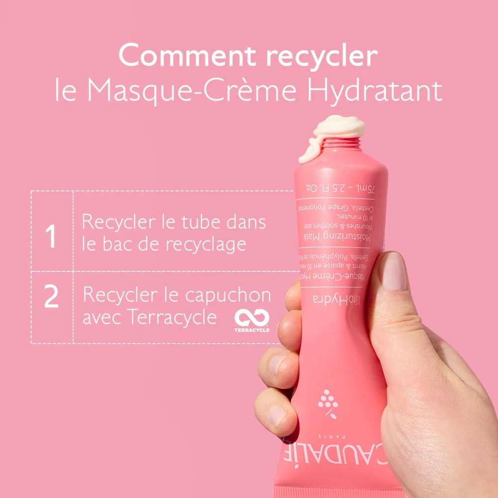 CAUDALIE VINOHYDRA - MASQUE CREME HYDRATANT A LA CENTELLA ASIATICA 75ML