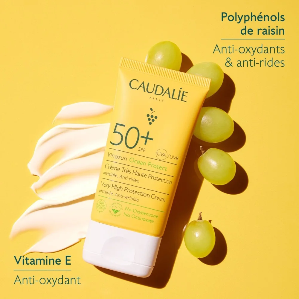 CAUDALIE VINOSUN PROTECT - CREME TRES HAUTE PROTECTION SPF50+ 50ML