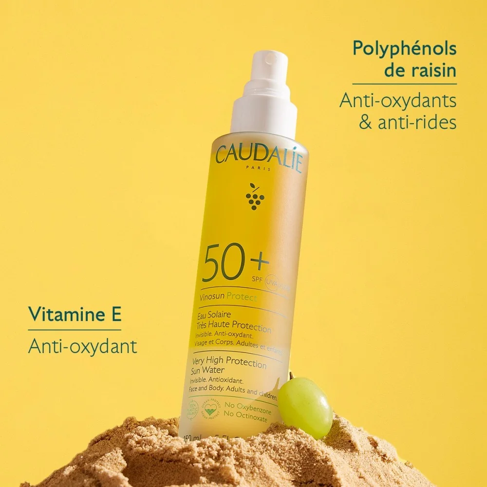 CAUDALIE VINOSUN PROTECT - EAU SOLAIRE SPF50+ 150ML