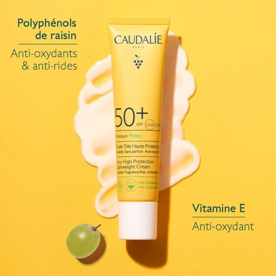 CAUDALIE VINOSUN PROTECT - FLUIDE TRES HAUTE PROTECTION SPF50+ 40ML
