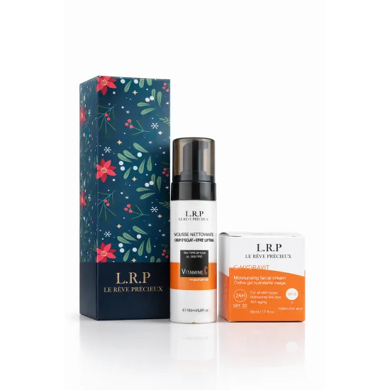 LRP - COFFRET MOUSSE NETTOYANTE VITAMINE C + CREME HYDRATANTE VITAMINE C SPF20
