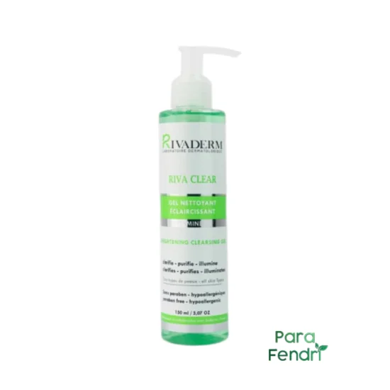 RIVADERM RIVA CLEAR GEL NETTOYANT ECLAIRCISSANT 150ML pour Beauté