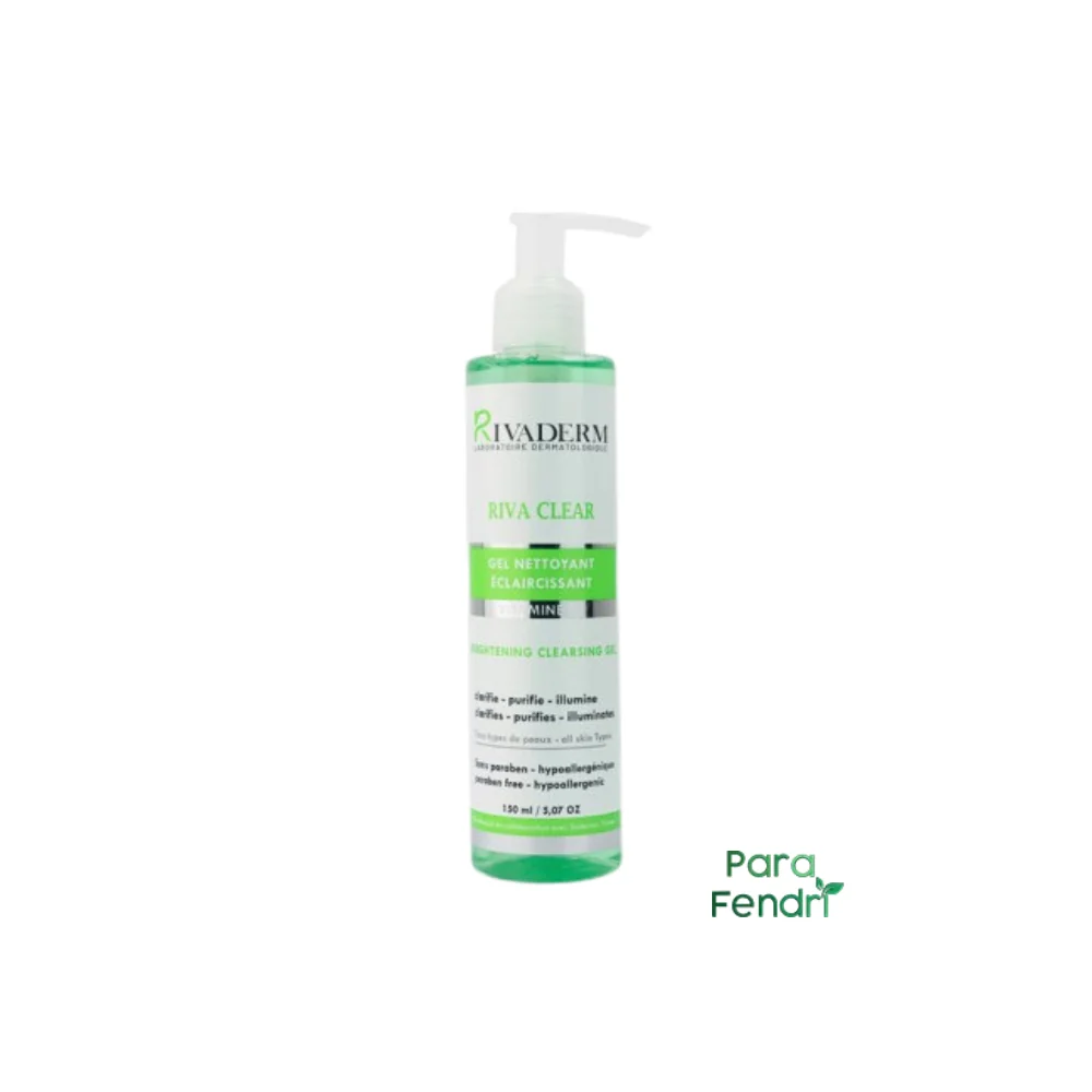 RIVADERM RIVA CLEAR GEL NETTOYANT ECLAIRCISSANT 150ML pour Beauté