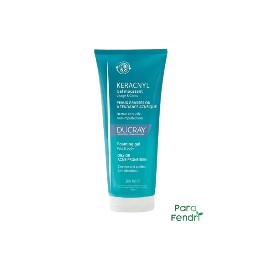 DUCRAY KERACNYL GEL MOUSSANT 200ML pour Beauté