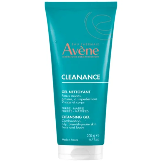 AVENE CLEANANCE GEL NETTOYANT TUBE 200ML pour Beauté