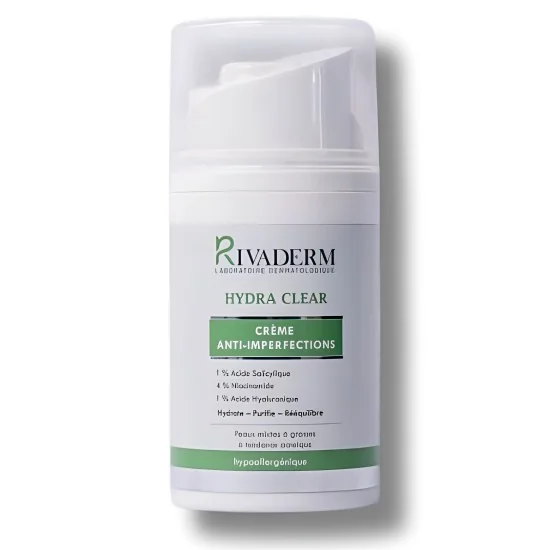 RIVADERM HYDRA CLEAR - CREME HYDATANTE ANTI IMPERFECTIONS 50GR