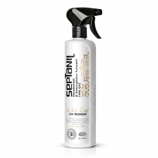 SEPTANIL - DESODORISANT D'ATMOSPHERE PUISSANT OUD WHITE 500ML
