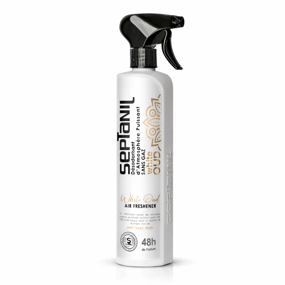 SEPTANIL - DESODORISANT D'ATMOSPHERE PUISSANT OUD WHITE 500ML