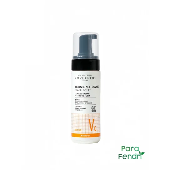 NOVEXPERT MOUSSE NETTOYANTE FLASH ECLAT 150ML pour Beauté