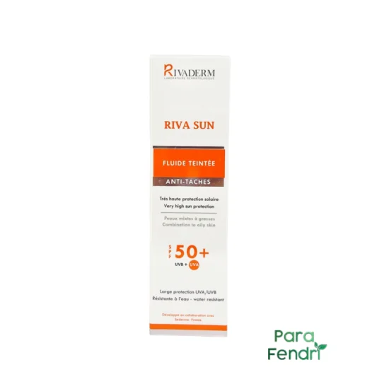 RIVADERM RIVA SUN - ECRAN FLUIDE TEINTÉ ANTI TACHES SPF50+ 50ML pou...