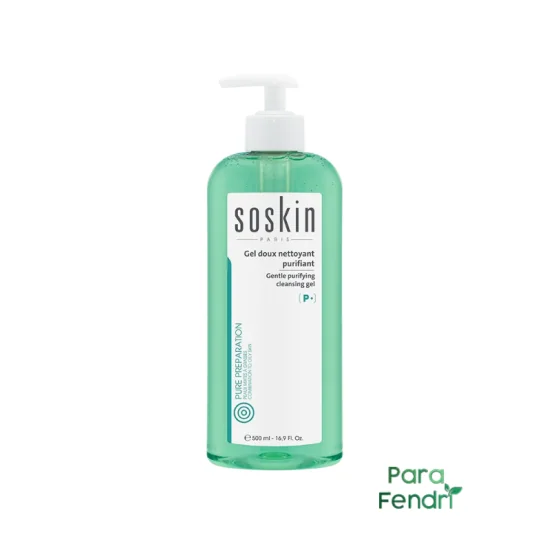 SOSKIN Gel doux nettoyant purifiant 500ml pour Beauté
