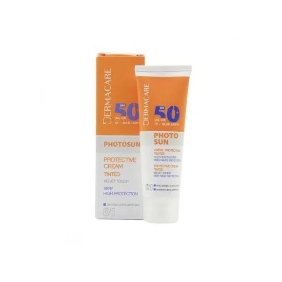 DERMACARE PHOTOSUN CRÈME TEINTE PROTECTRICE 01 SPF50+ PEAUX NORMALE...