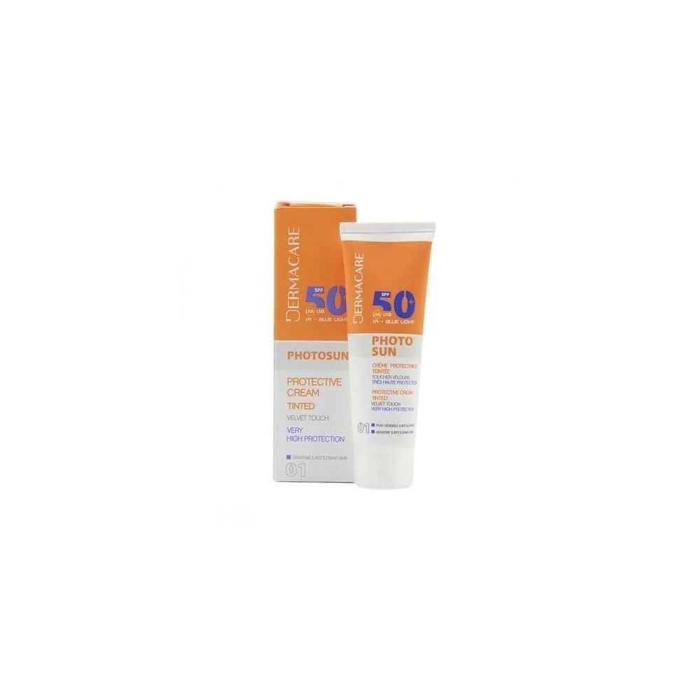 DERMACARE PHOTOSUN CRÈME TEINTE PROTECTRICE 01 SPF50+ PEAUX NORMALE...