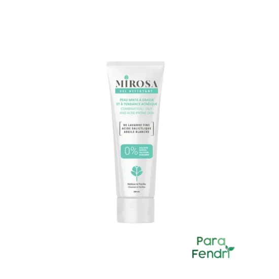 MIROSA GEL NETTOYANT PEAU MIXTE À GRASSE 200 ML pour Beauté